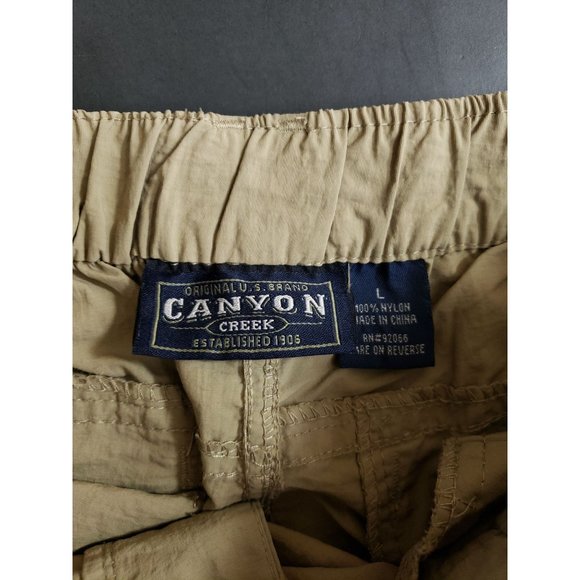 Canyon River Convertible Pants Men's Size Large Tan Gusseted - Picture 6 of 8